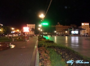 Ночная Фотографии 2013 года Площади ленина Хабаровска